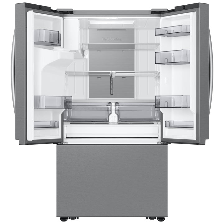 Samsung RF32CG5400SRAA French Door Refrigerator, 36 inch Width, 31 cu. ft. Capacity, Water Dispenser (Exterior), Ice Dispenser (Freezer Located), ENERGY STAR Certified, Stainless Steel colour Dual Ice Maker