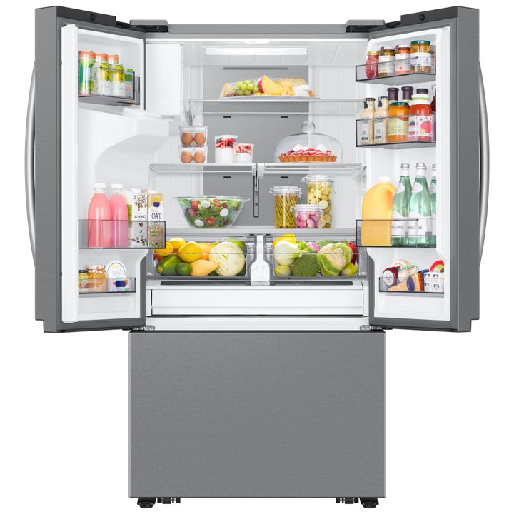 Samsung RF32CG5400SRAA French Door Refrigerator, 36 inch Width, 31 cu. ft. Capacity, Water Dispenser (Exterior), Ice Dispenser (Freezer Located), ENERGY STAR Certified, Stainless Steel colour Dual Ice Maker