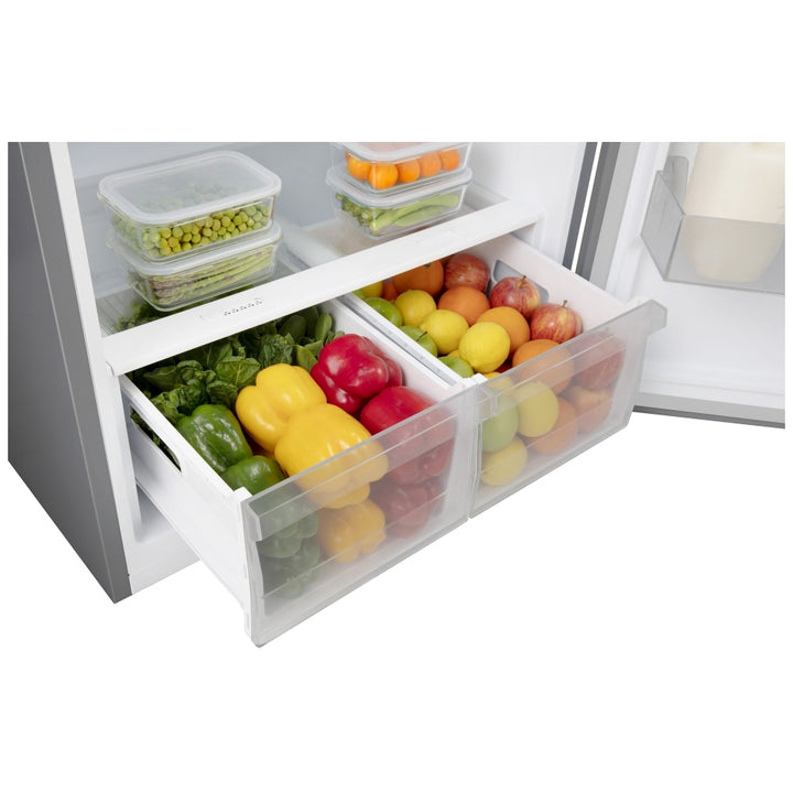 Hisense RT18A2FSD Top Freezer Refrigerator, 30 inch Width, 18 cu. ft. Capacity, ENERGY STAR Certified, Silver colour Precise Electronic Control
