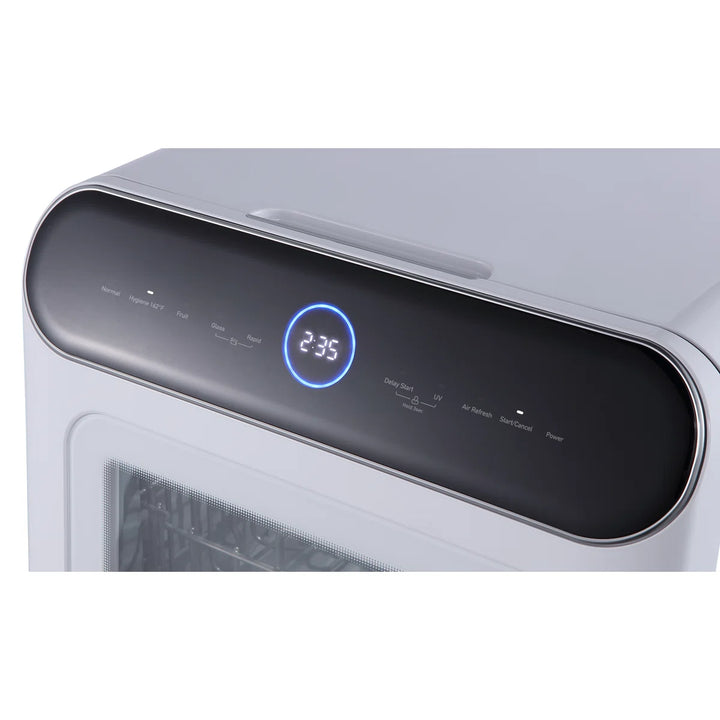 RDW3216 Portable Countertop Dishwasher No Hookup Unit with 6-Liter Water Bank for Tabletop, Apartment, or RV, Compact Dishwashing and Drying Machine