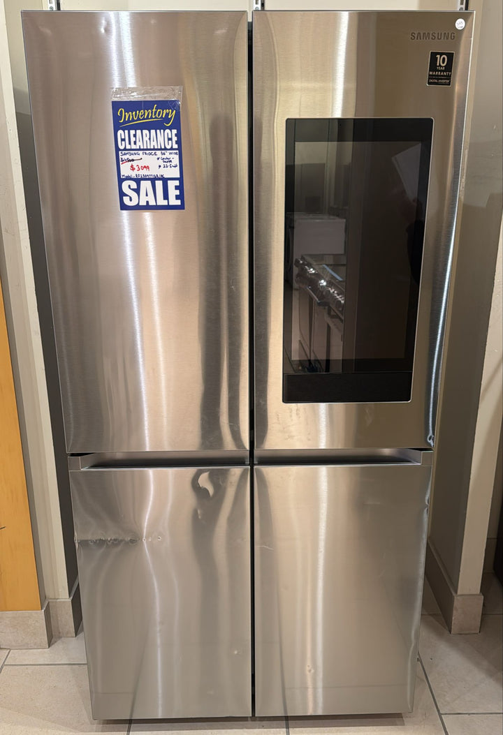 Samsung Family Hub 36" French Door Refrigerator (RF23A9771SR) - Stainless - Open Box - Perfect Condition