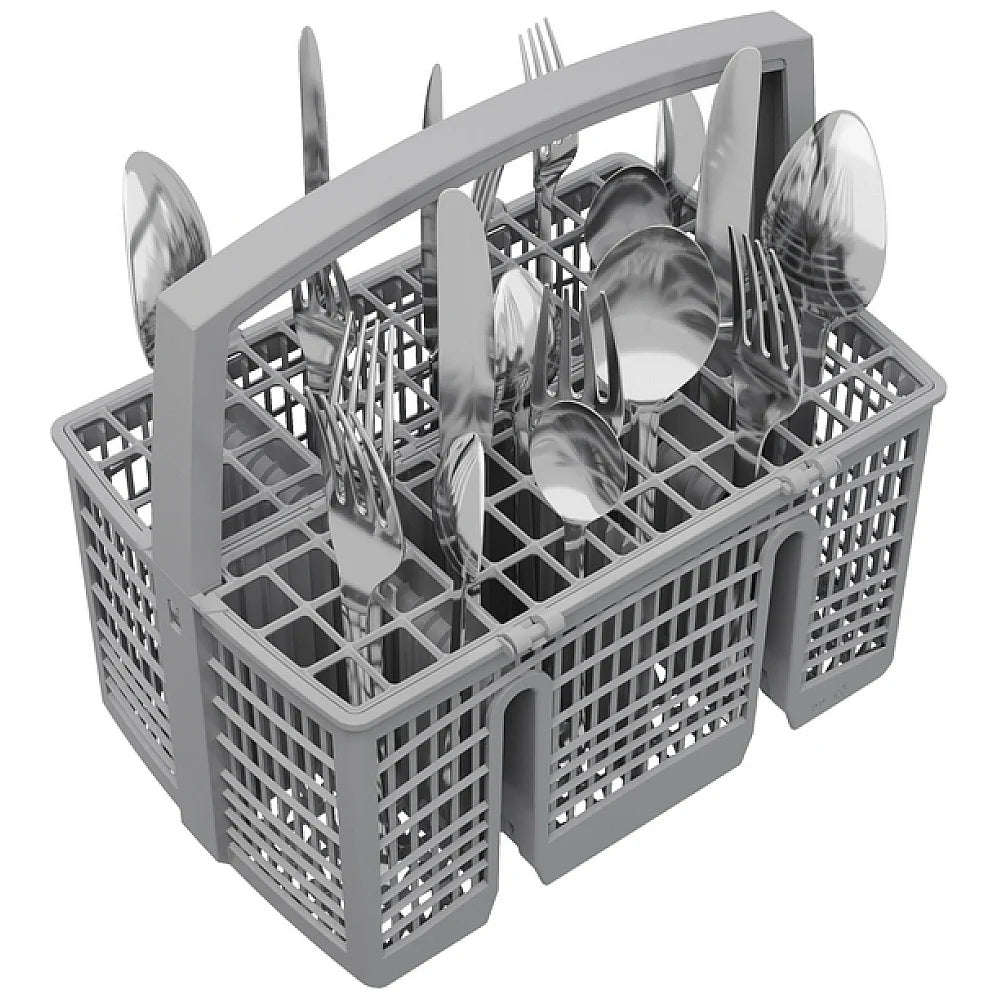 Bosch 300 Series SHE3ADF5N Dishwasher, 24 inch Exterior Width, 50 dB Decibel Level, Full Console, Stainless Interior, 5 Wash Cycles, 12 Capacity (Place Settings), 3 Loading Racks, Wifi Enabled, Stainless Steel colour