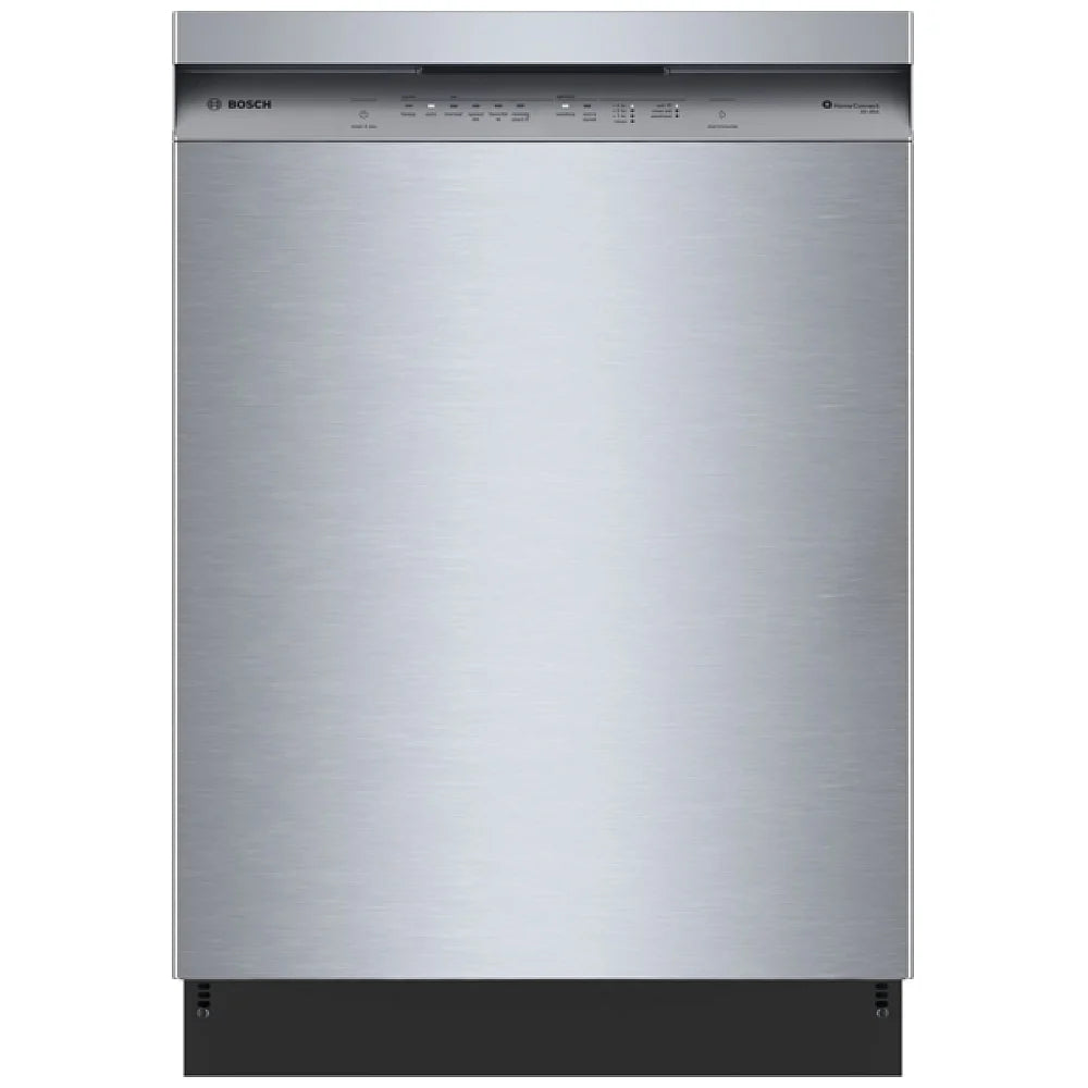 Bosch 300 Series SHE3ADF5N Dishwasher, 24 inch Exterior Width, 50 dB Decibel Level, Full Console, Stainless Interior, 5 Wash Cycles, 12 Capacity (Place Settings), 3 Loading Racks, Wifi Enabled, Stainless Steel colour