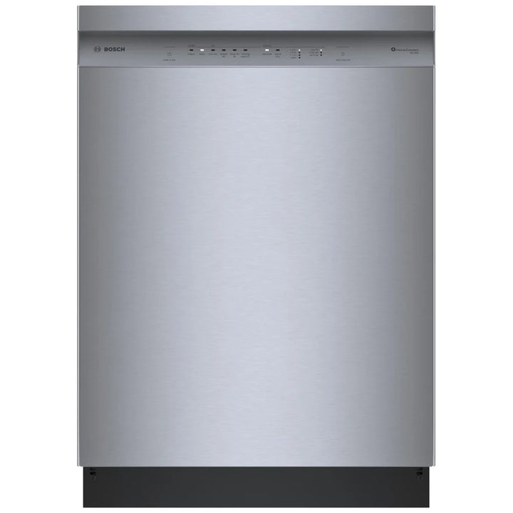 Bosch 100 Series SHE5AE75N Dishwasher, 24 inch Exterior Width, 46 dB Decibel Level, Full Console, Stainless Interior, 8 Wash Cycles, 15 Capacity (Place Settings), 3 Loading Racks, Wifi Enabled, Stainless Steel colour