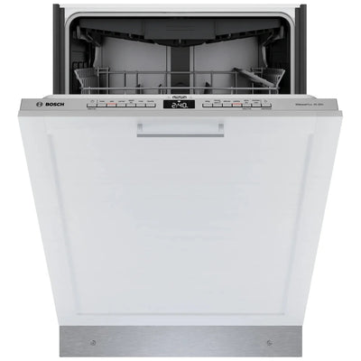 Bosch 300 Series SHV53D73UC Dishwasher, 24 inch Exterior Width, 46 dB Decibel Level, Fully Integrated, Stainless Interior, Custom Panel Ready, 6 Wash Cycles, 15 Capacity (Place Settings), 3 Loading Racks, Wifi Enabled