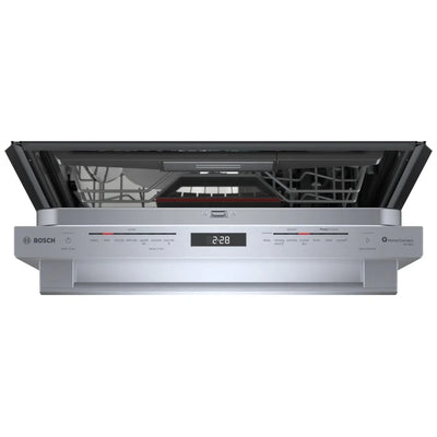 Bosch 800 Series SHX78CC5UC Dishwasher, 24 inch Exterior Width, 42 dB Decibel Level, Full Console, Stainless Interior, 9 Wash Cycles, 15 Capacity (Place Settings), 3 Loading Racks, Wifi Enabled, Stainless Steel colour CrystalDry, Water Softener