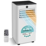 SereneLife SLPACHT82 8,000 BTU Portable Air Conditioner & Heater with Dehumidifier, Fan, Remote and Window Kit
