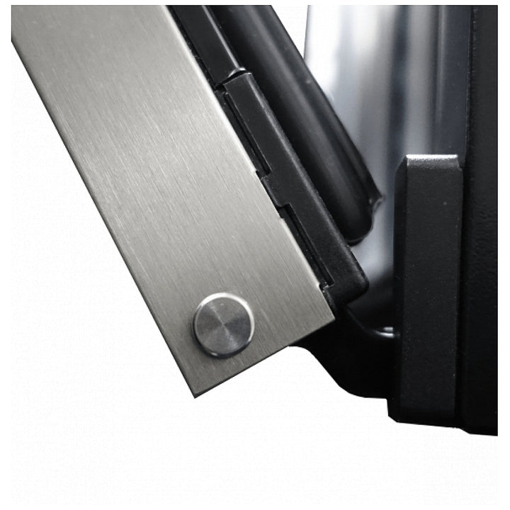 Silhouette SPRBC047D1SS Compact Wine Cooler Under Counter Wine Refrigeration, 24 inch Width, 21 Wine Bottle Capacity, Stainless Steel colour Pro-Vection Cooling, Pro-Glide Shelving, Dual Zone