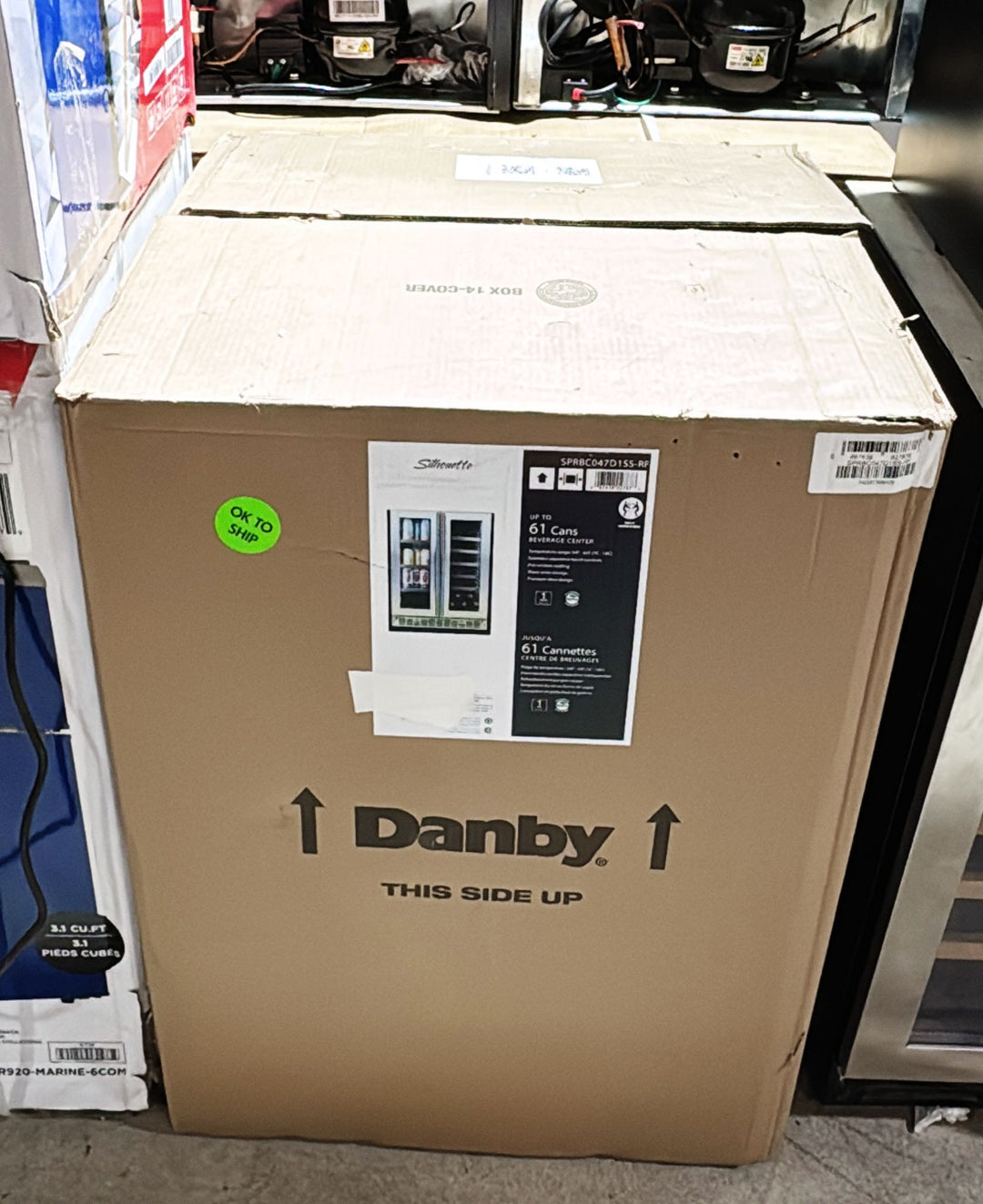 Silhouette SPRBC047D1SS Compact Wine Cooler Under Counter Wine Refrigeration, 24 inch Width, 21 Wine Bottle Capacity, Stainless Steel colour Pro-Vection Cooling, Pro-Glide Shelving, Dual Zone