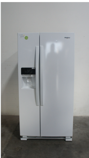 Whirlpool WRS321SDHW Side by Side Refrigerator, 33 inch Width, Ice Dispenser (Thru Door), Water Dispenser (Exterior), 21.4 cu. ft. Capacity, White colour