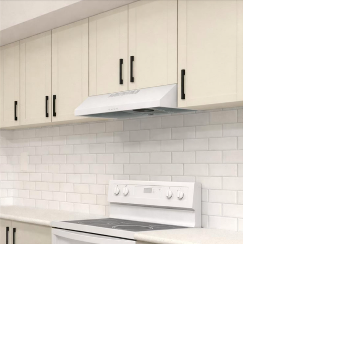 Cyclone Under Cabinet Range Hood 30" - White (EU1825D30W