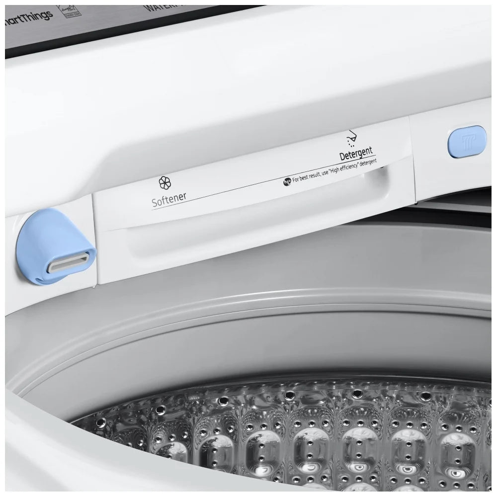 Samsung WA52DG5500AWUS Top Load Washer ENERGY STAR Certified, 17 Wash Cycles, 5 Temperature Settings, 750 Washer Spin Speed