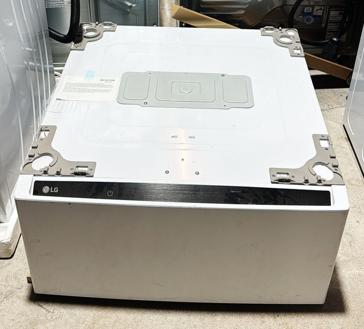 LG WD300CW Pedestal, White colour 27'' SideKick™ Pedestal Washer, SmartDiagnosis™, Control Lock