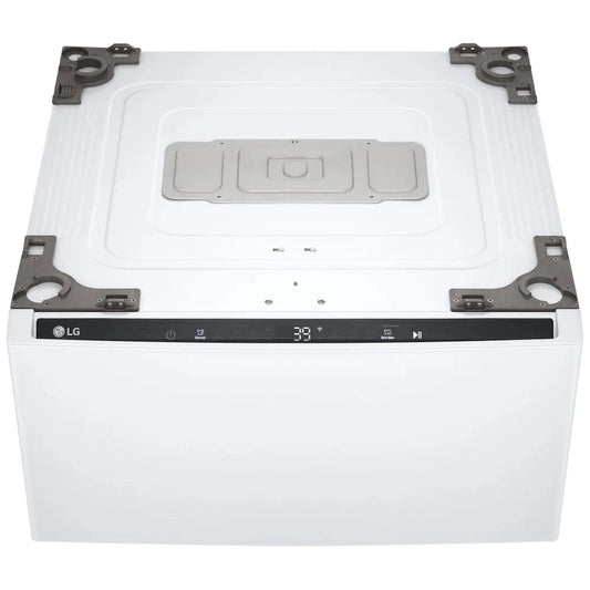 LG WD300CW Pedestal, White color 27'' Side Kick™ Pedestal Washer, Smart Diagnosis™, Control Lock