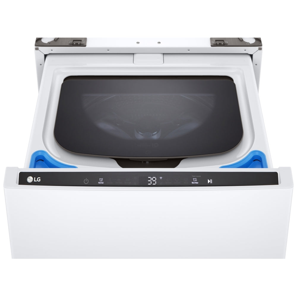 LG WD300CW Pedestal, White colour 27'' SideKick™ Pedestal Washer, SmartDiagnosis™, Control Lock