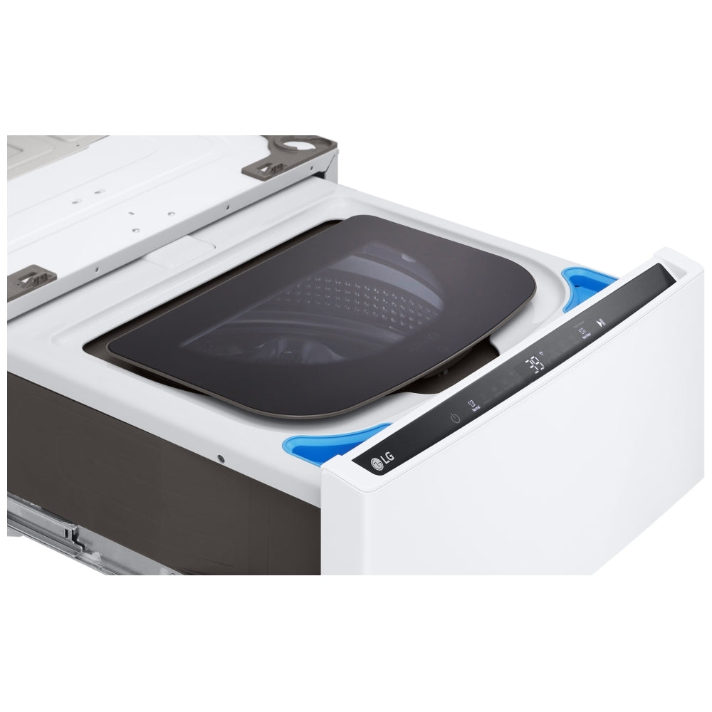 LG WD300CW Pedestal, White colour 27'' SideKick™ Pedestal Washer, SmartDiagnosis™, Control Lock
