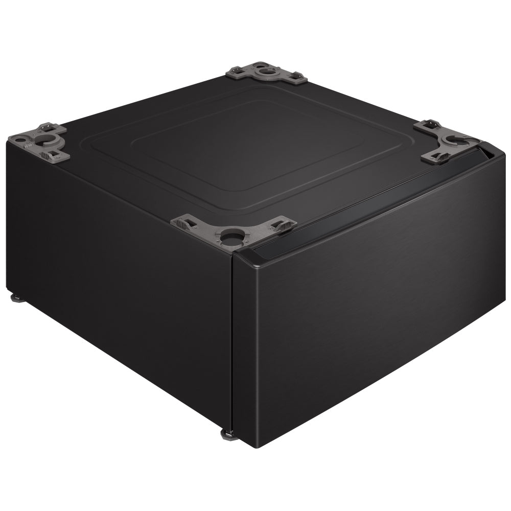 LG WDP6B Pedestal, Black Stainless Steel colour Laundry Pedestal