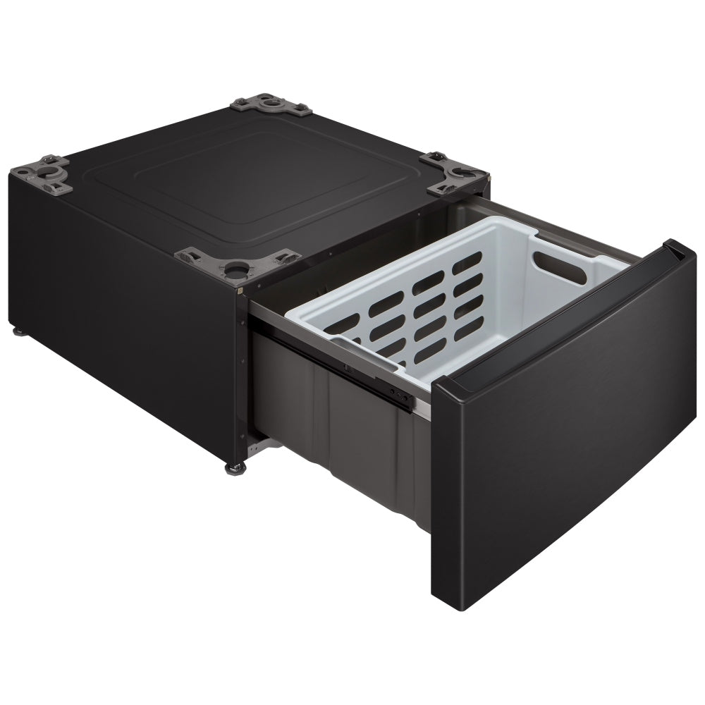 LG WDP6B Pedestal, Black Stainless Steel colour Laundry Pedestal