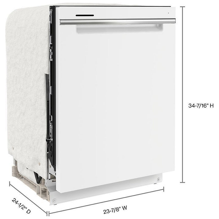 Whirlpool WDTA50SAKW Dishwasher, 24 inch Exterior Width, 47 dB Decibel Level, Fully Integrated, Stainless Interior, 5 Wash Cycles, 13 Capacity (Place Settings), 3 Loading Racks, White colour