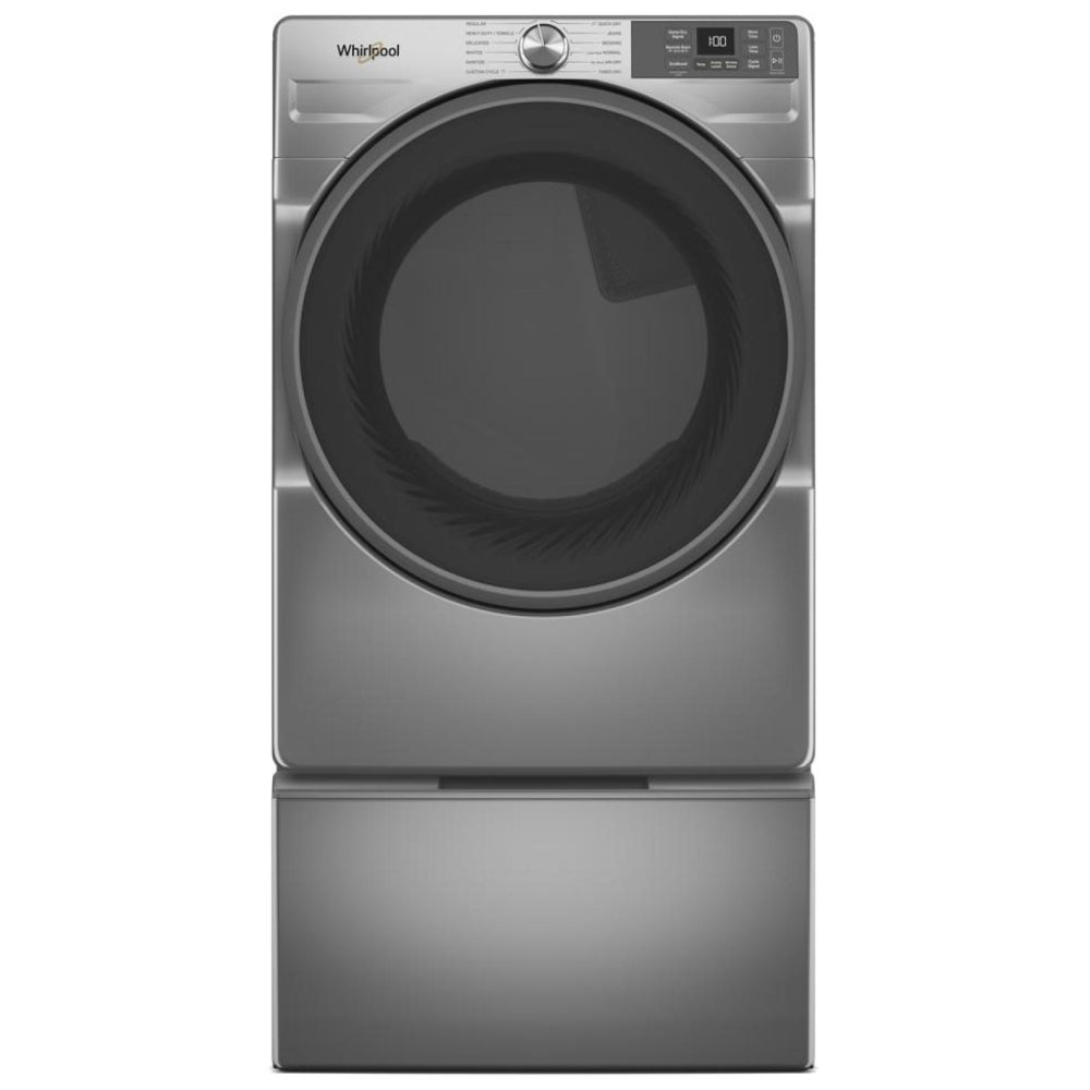 Whirlpool WFP2715RR Pedestal, Silver colour 15.5" Pedestal for Front Load Washer and Dryer with Storage for YWED6720RR