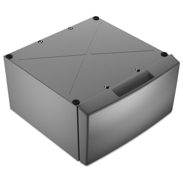 Whirlpool WFP2715RR Pedestal, Silver colour 15.5" Pedestal for Front Load Washer and Dryer with Storage for YWED6720RR