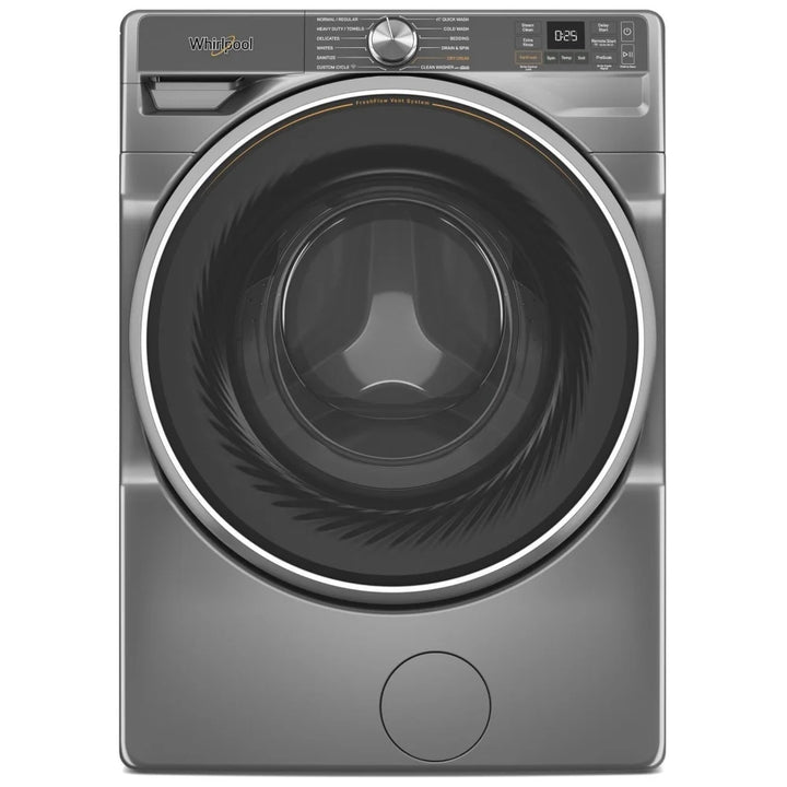 Whirlpool WFW6720RR Front Load Washer, 27 inch Width, 5.8 cu. ft. Washer Capacity, 1,160 RPM Washer Spin Speed, 12 Wash Cycles, 5 Temperature Settings, Water Heater, Steam Clean, ENERGY STAR Certified, Wifi Enabled, Other colour