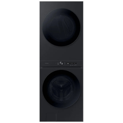 Samsung WH46DBH550EVAC Laundry Center, SmartDial AI Panel, Auto Dispenser, VRT+, Steam Wash Steam Dry, Laundry Hub, Black Stainless Steel colour