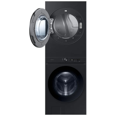 Samsung WH46DBH550EVAC Laundry Center, SmartDial AI Panel, Auto Dispenser, VRT+, Steam Wash Steam Dry, Laundry Hub, Black Stainless Steel colour