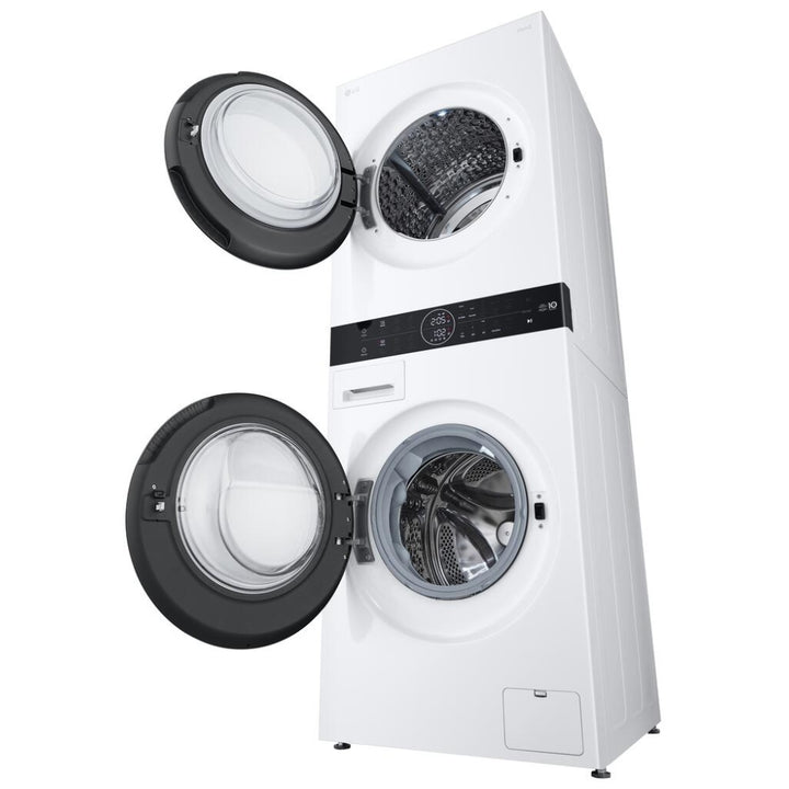 LG WKHC152HWA Laundry Center, AI DD, TurboWash 360, Washtower, White colour