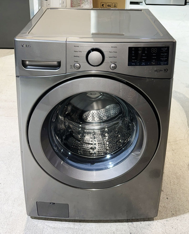 LG WM3400CV Front Load Washer, 27 inch Width, 5.2 cu. ft. Washer Capacity, 1,300 RPM Washer Spin Speed, 8 Wash Cycles, 5 Temperature Settings, ENERGY STAR Certified, White colour