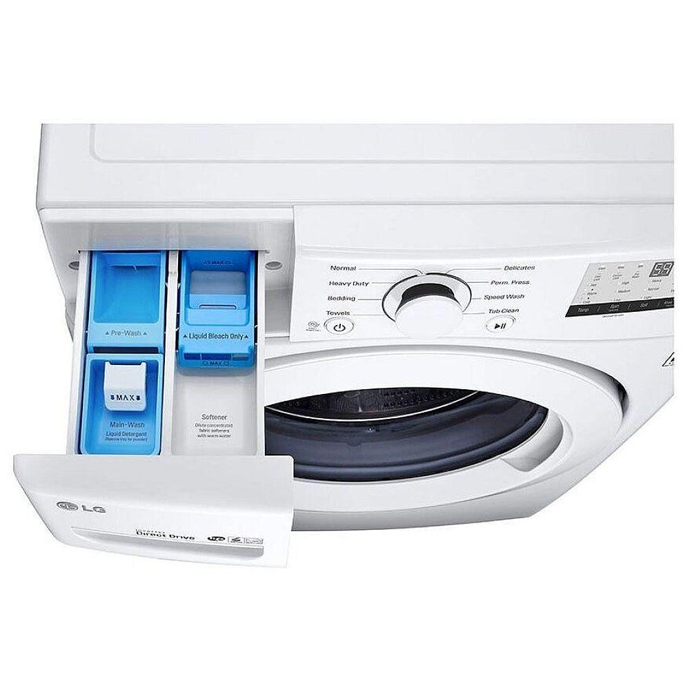 LG 5.2 Cu. Ft. High Efficiency Front Load Washer (WM3400CW) - White