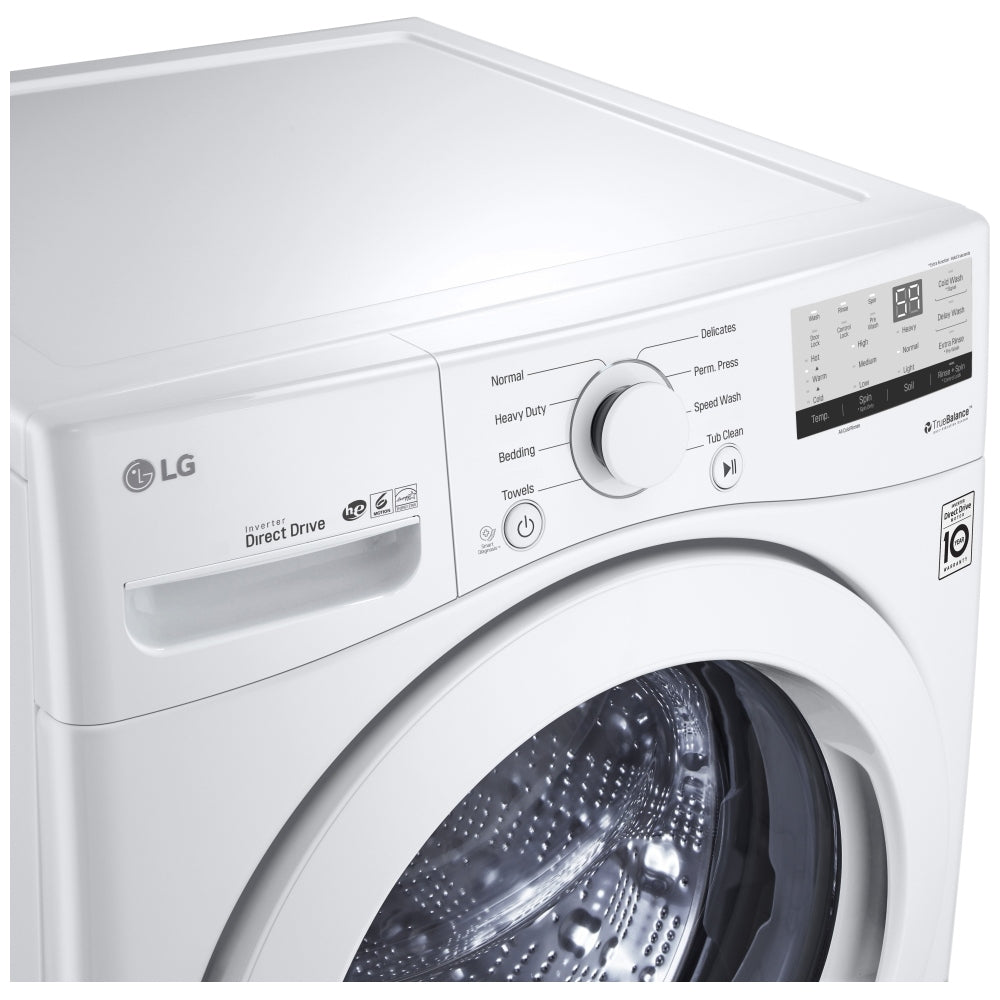 LG 5.2 Cu. Ft. High Efficiency Front Load Washer (WM3400CW) - White