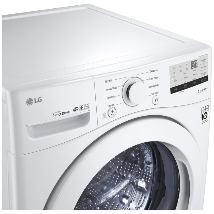 LG 5.2 Cu. Ft. High Efficiency Front Load Washer (WM3400CW) - White