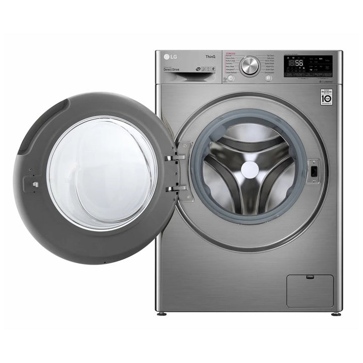 LG WM3555HVA All-in-One Washer Dryer Combo Front Load Electric Dryer, 24 inch Width, 2.6 cu. ft. Dryer Capacity, 2.6 cu. ft. Washer Capacity, 1 Dry Cycles, 1,400 RPM Washer Spin Speed, Steam Clean