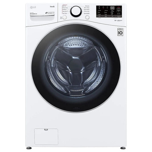 LG WM3600HWA Front Load Washer, 27" Width, ENERGY STAR Certified, 5.2 cu. ft. Capacity, Steam Clean, 10 Wash Cycles, 5 Temperature Settings, Stackable, 1300 RPM Washer Spin Speed, Wifi Enabled, White colour AI DD