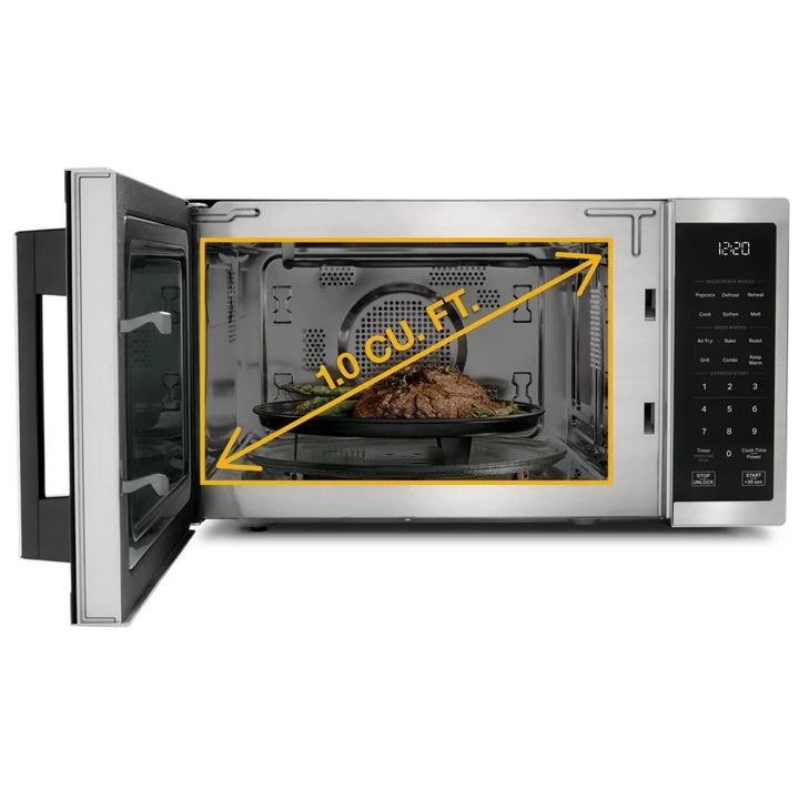 Whirlpool WMCS5522RS 1.0 cu. ft. All-In-One Countertop Microwave with Air Fry, 900W, Stainless Steel