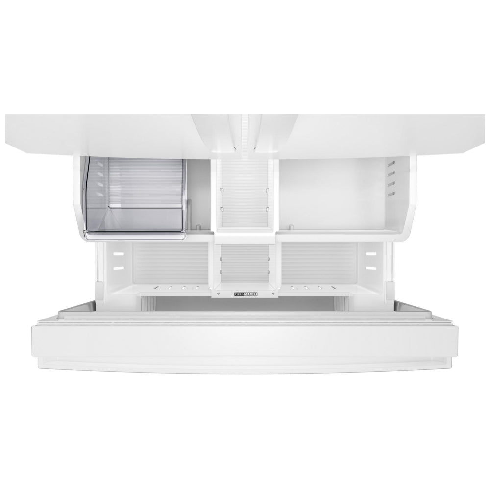 Whirlpool WRFF3136SW French Door Refrigerator, 36 inch Width, 31 cu. ft. Capacity, Ice Dispenser (Freezer Located), ENERGY STAR Certified, White colour