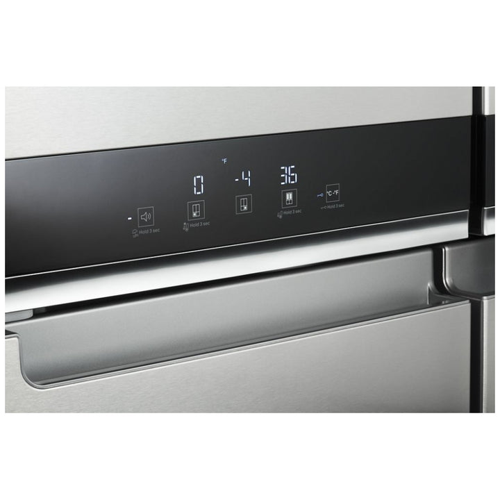 Whirlpool WRQA59CNKZ Counter Depth French Door Refrigerator, 36 inch Width, 19.4 cu. ft. Capacity, Counter Depth, Ice Dispenser (Freezer Located), ENERGY STAR Certified, Metallic Steel colour