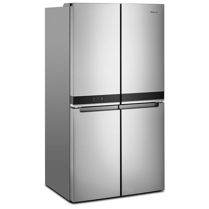 Whirlpool WRQA59CNKZ Counter Depth French Door Refrigerator, 36 inch Width, 19.4 cu. ft. Capacity, Counter Depth, Ice Dispenser (Freezer Located), ENERGY STAR Certified, Metallic Steel colour