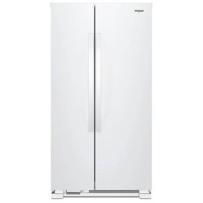 Whirlpool WRS315SNHW Side by Side Refrigerator, 36 inch Width, Optional Ice Maker (Special Order), 25.1 cu. ft. Capacity, White colour
