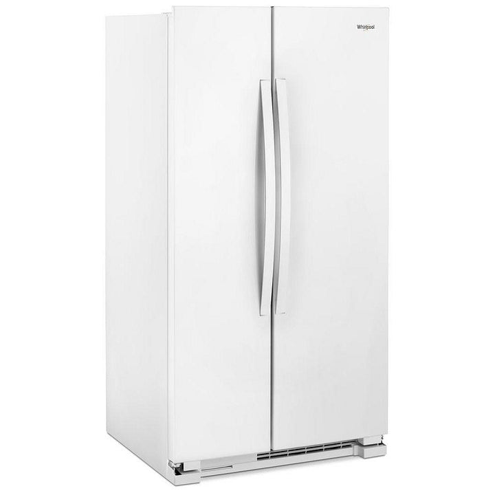 Whirlpool WRS315SNHW Side by Side Refrigerator, 36 inch Width, Optional Ice Maker (Special Order), 25.1 cu. ft. Capacity, White colour