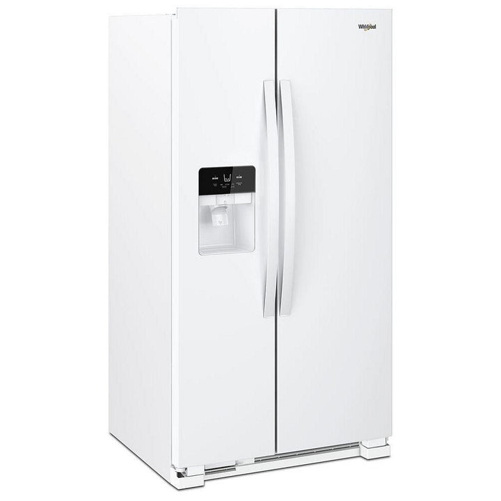 Whirlpool WRS321SDHW Side by Side Refrigerator, 33 inch Width, Ice Dispenser (Thru Door), Water Dispenser (Exterior), 21.4 cu. ft. Capacity, White colour
