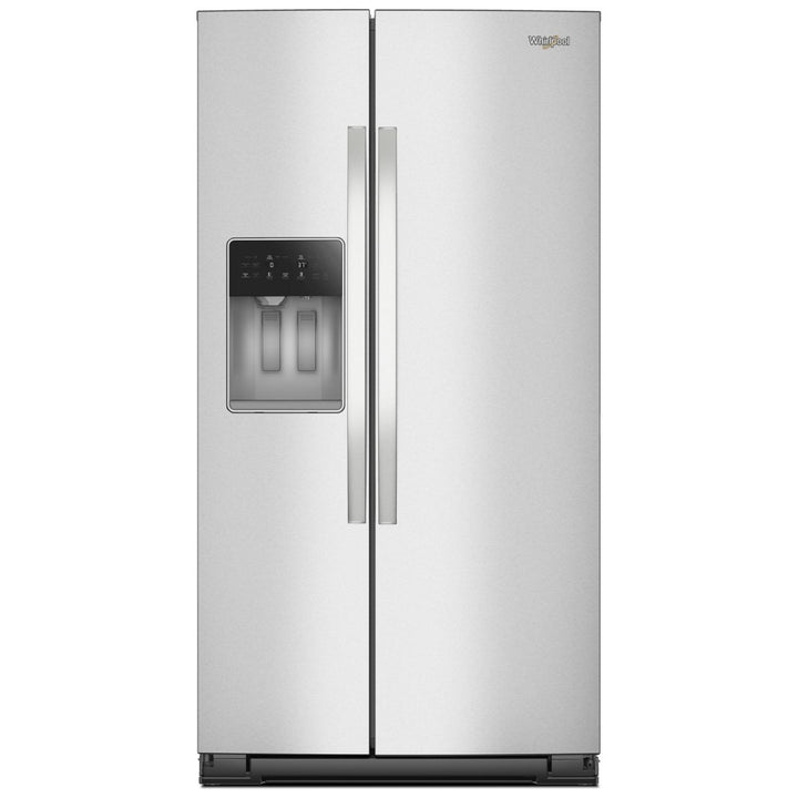 Whirlpool 36" 28.7 Cu. Ft. Side-By-Side Refrigerator with Water & Ice Dispenser (WRSF5536RZ) - Fingerprint Resistant Stainless Steel