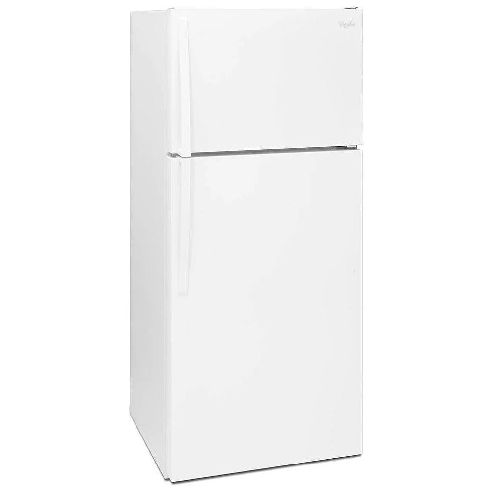 Whirlpool WRT134TFDW Top Freezer Refrigerator, 28 inch Width, 14.6 cu. ft. Capacity, Optional Ice Maker (Special Order), White colour