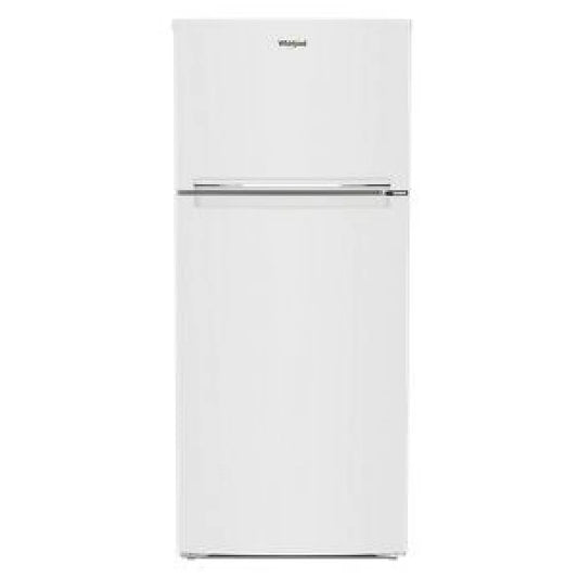 Whirlpool WRTX5328PW Top Freezer Refrigerator, 28 inch Width, ENERGY STAR Certified, 16.3 cu. ft. Capacity, Optional Ice Maker (Special Order), Counter Depth, White color