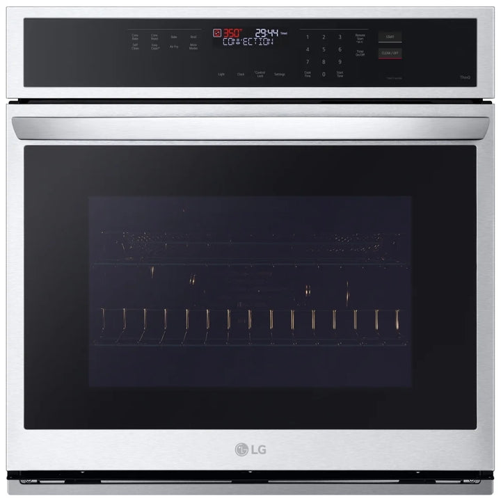 LG WSEP4723F Single Wall Oven, 30 inch Exterior Width, Convection, Self Clean, 4.7 cu. ft. Capacity, Wifi Enabled, Air Fry, Stainless Steel colour Air Fry