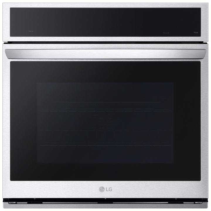 LG WSEP4727F Single Wall Oven, 30 inch Exterior Width, True Convection, Self Clean, 4.7 cu. ft. Capacity, Temperature Probe, Wifi Enabled, Air Fry, Stainless Steel colour Air Fry, True European Convection