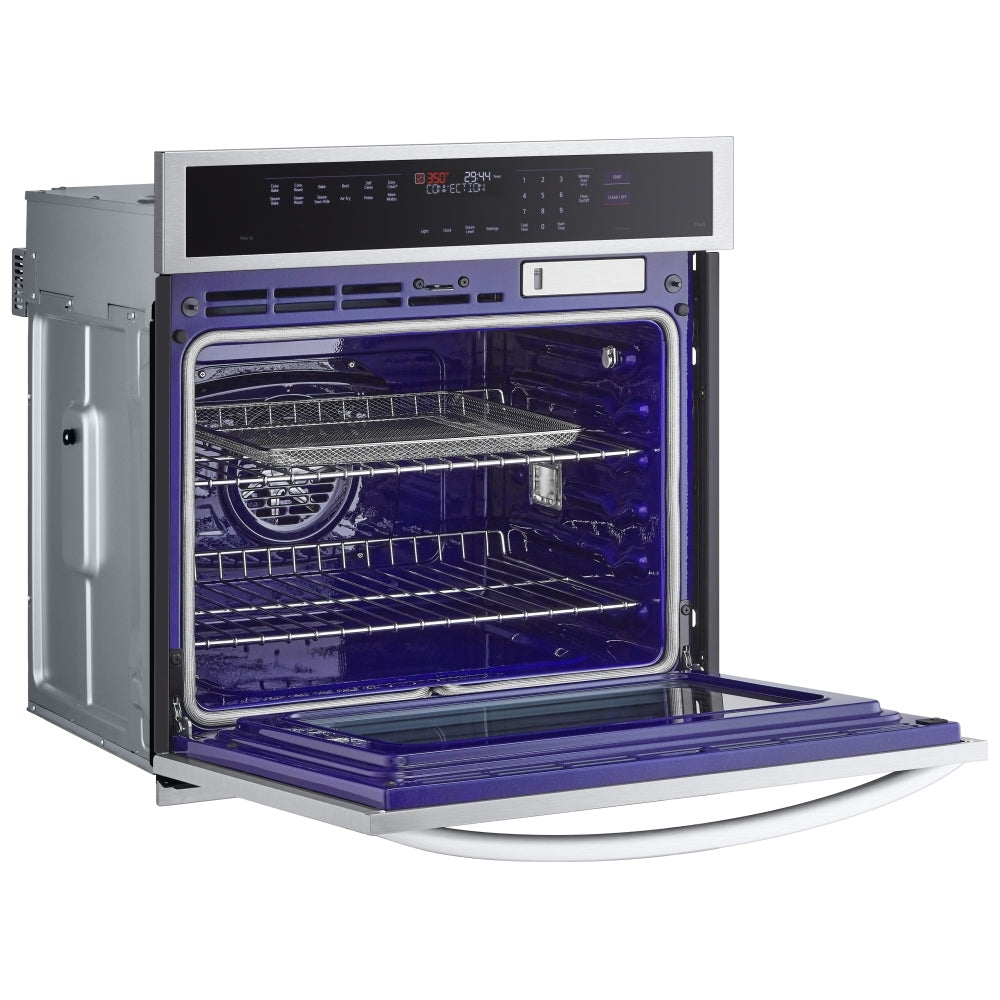 LG WSEP4727F Single Wall Oven, 30 inch Exterior Width, True Convection, Self Clean, 4.7 cu. ft. Capacity, Temperature Probe, Wifi Enabled, Air Fry, Stainless Steel colour Air Fry, True European Convection