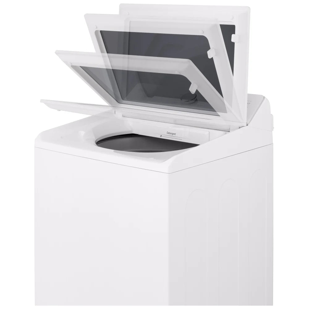 LG WT8200CW Top Load Washer, 27 inch Width, 5.8 cu. ft. Washer Capacity, 800 RPM Washer Spin Speed, 8 Wash Cycles, 5 Temperature Settings, ENERGY STAR Certified, Wifi Enabled, White colou