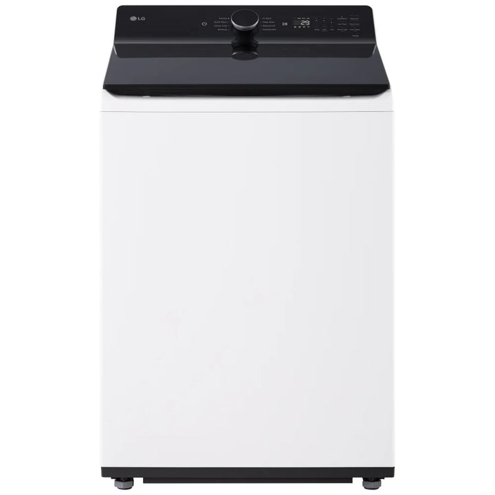 LG Top Load Washer, ENERGY STAR Certified, 6.1 cu. ft. Washer Capacity, 8 Wash Cycles, 5 Temperature Settings, 950 RPM Washer Spin Speed, Impeller, Wifi Enabled, White colour WT8400CW